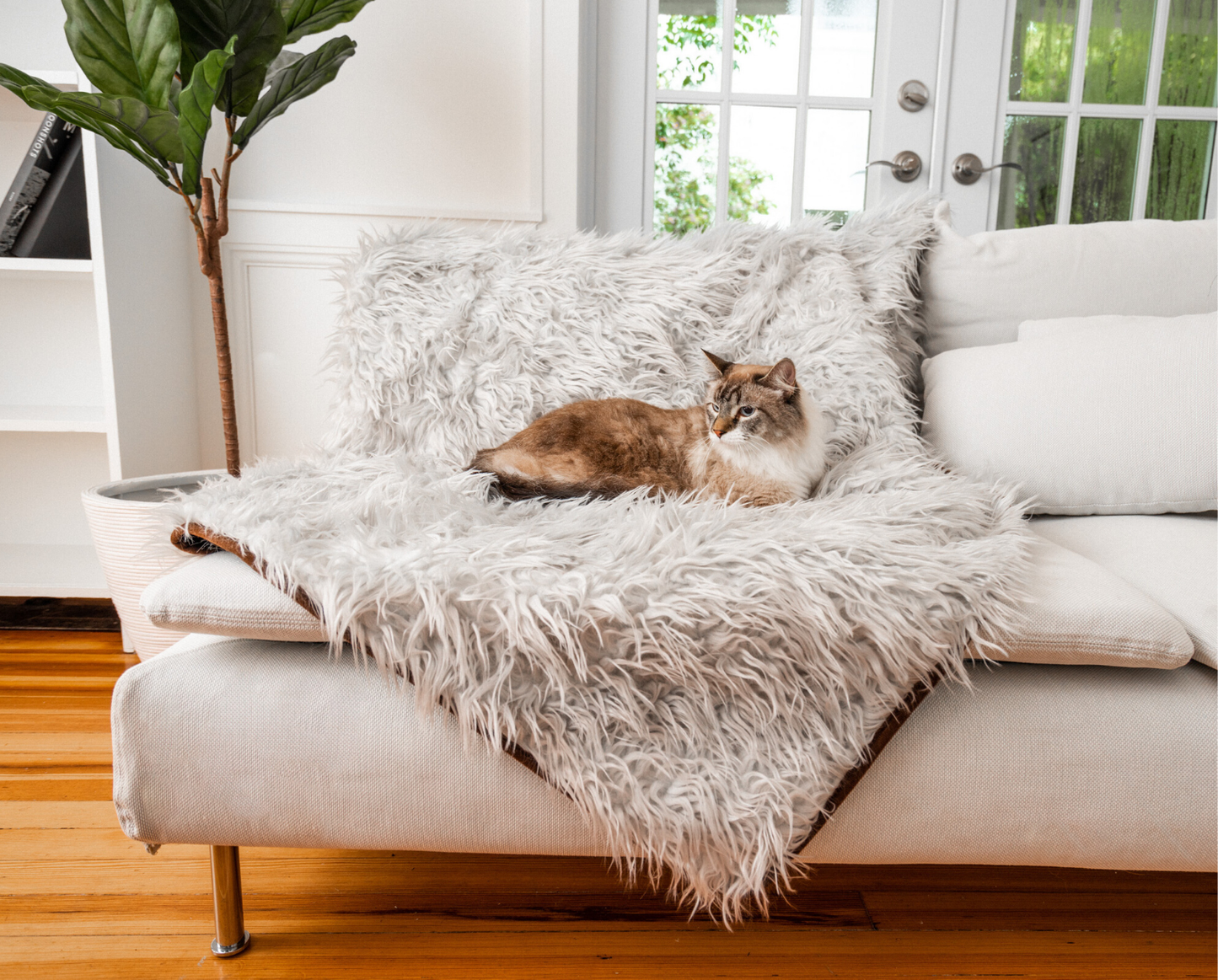 CatNap™ Bundle - Orthopedic Bed, Grey + Matching Waterproof Blanket