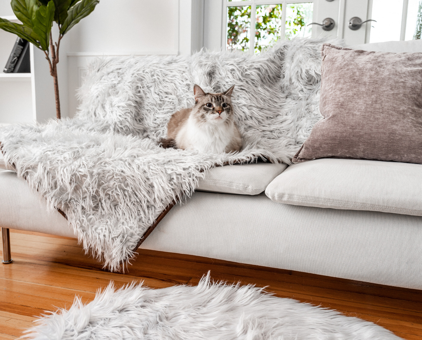 CatNap™ Bundle - Orthopedic Bed, Grey + Matching Waterproof Blanket