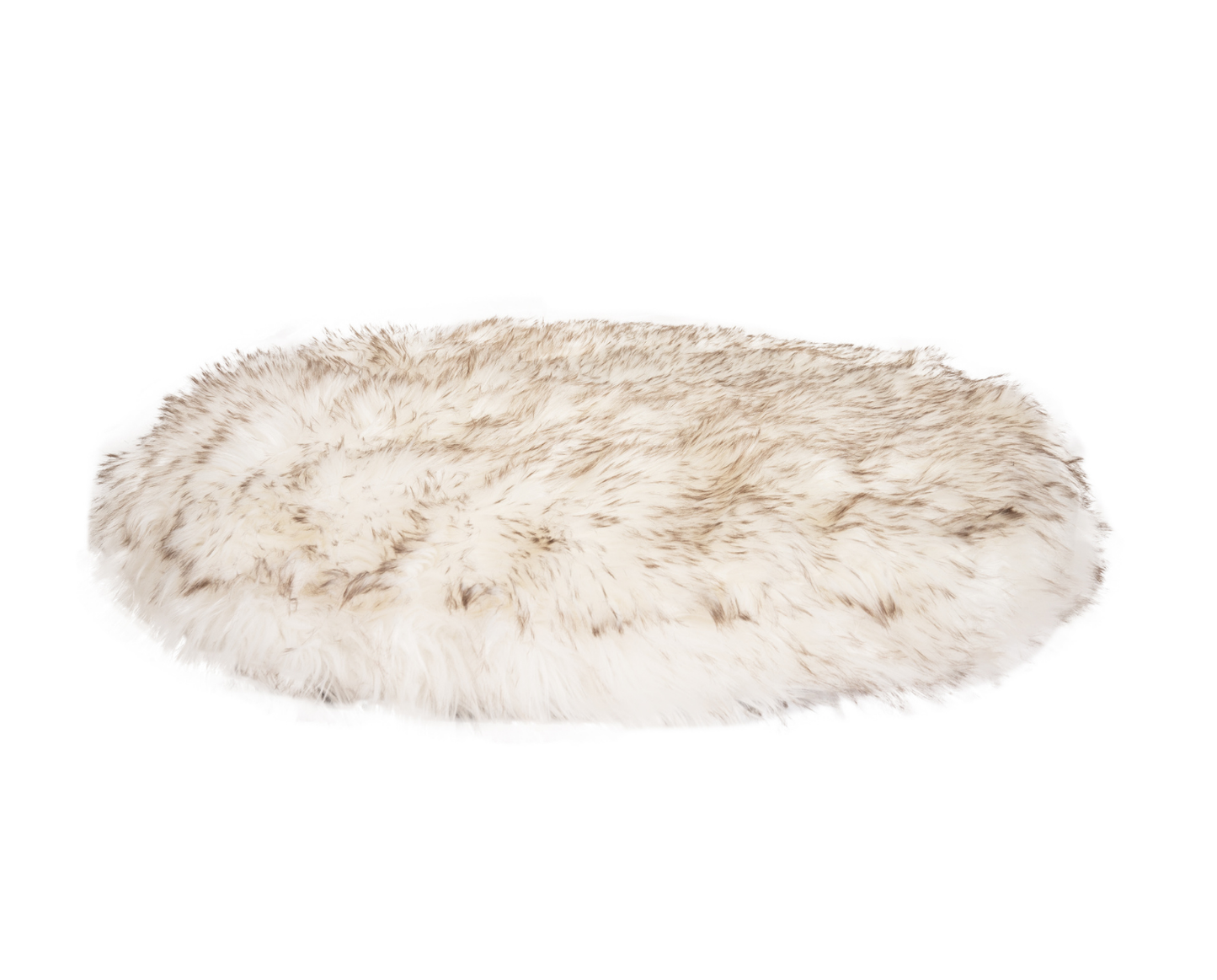 PupRug™ Mini Faux Fur Orthopedic Dog Bed Cover - White (Bed Not Included)