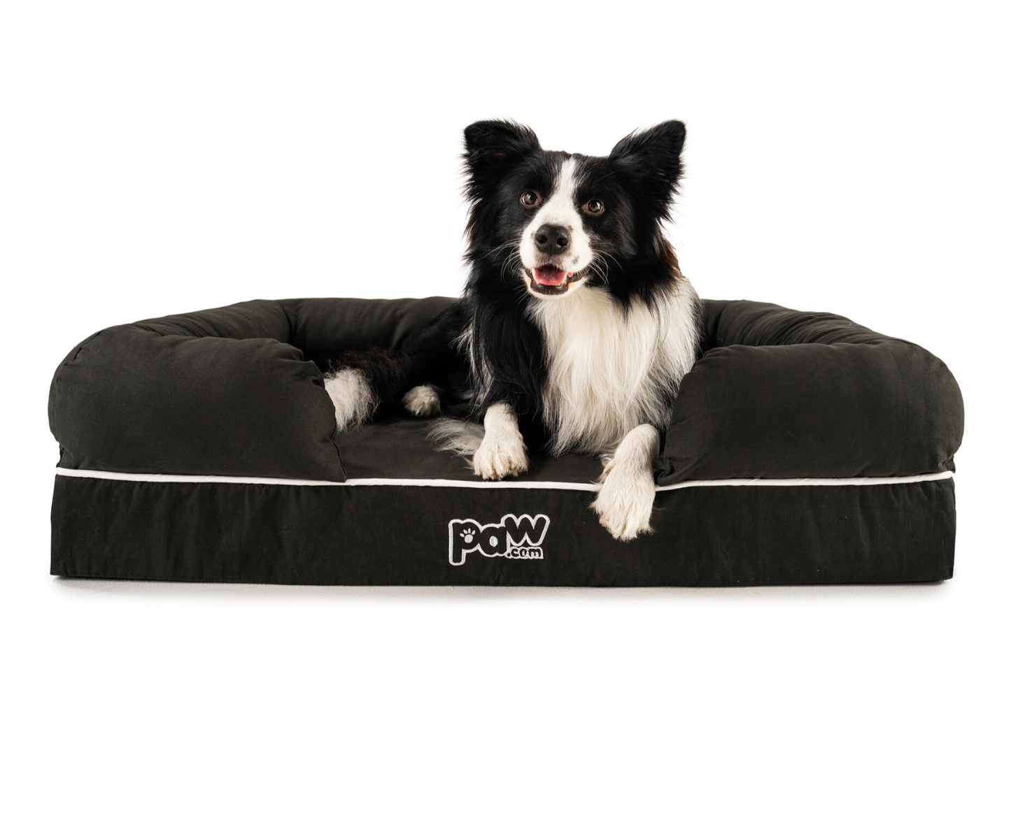 PupLounge™ Memory Foam Dog Bed Cover - Charcoal Grey (Bed Not Included)