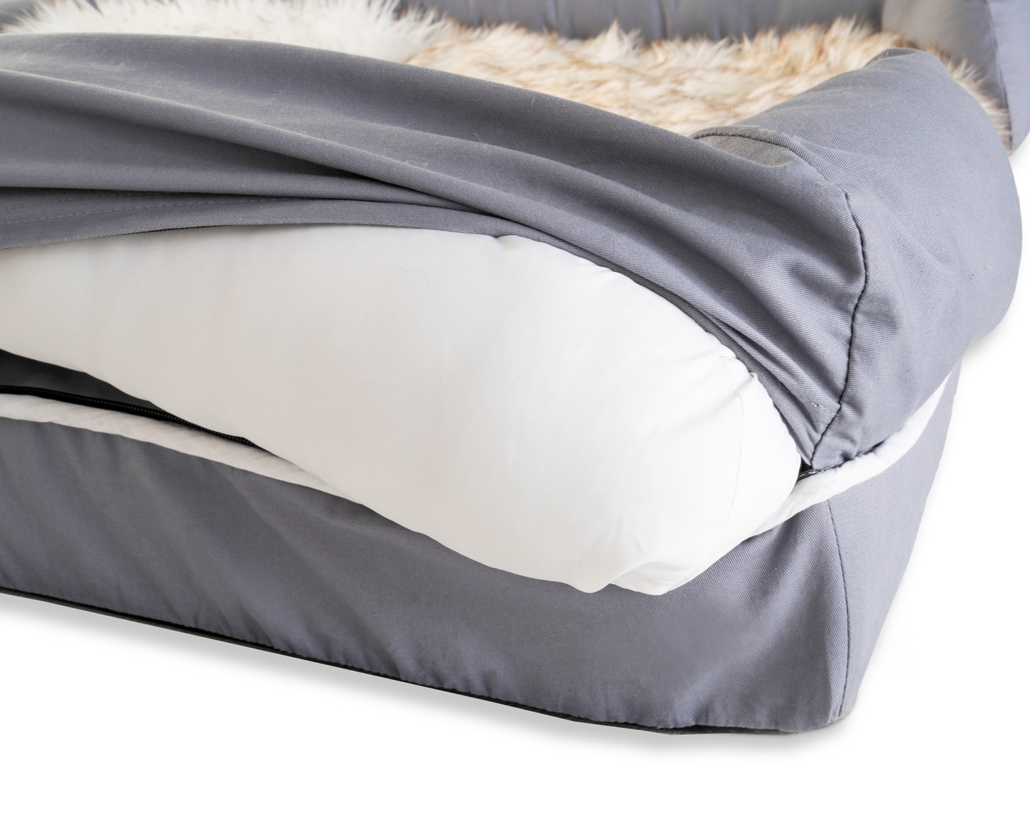 PupLounge™ Memory Foam Dog Bed Cover - Original (Bed Not Included)