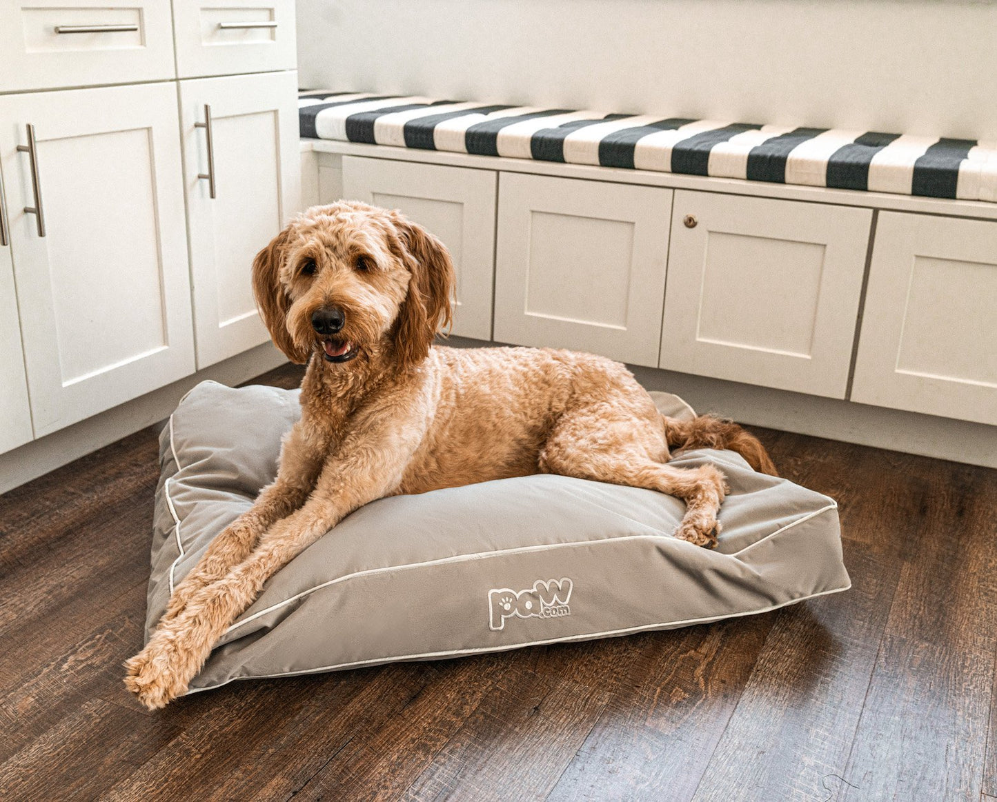 PupLounge™ All-Season Indoor/Outdoor Memory Foam Bed - Grey