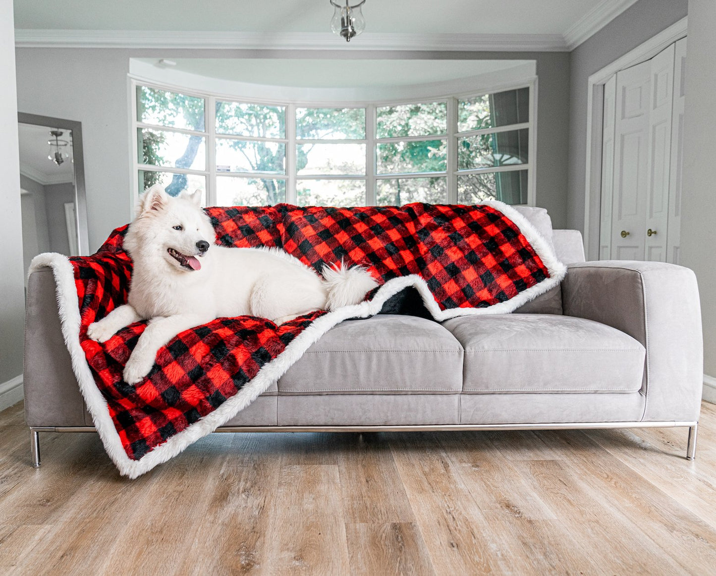 PupProtector™ Waterproof Throw Blanket - Winter Plaid