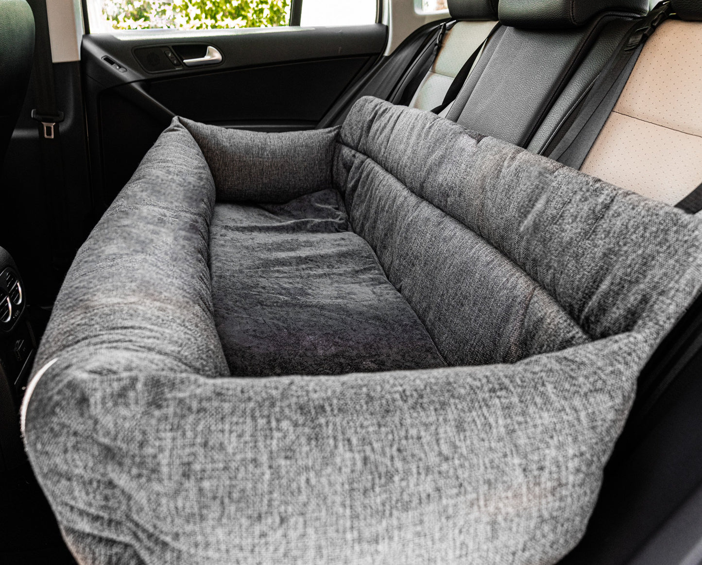 PupProtector™ Back Seat Memory Foam Car Bed