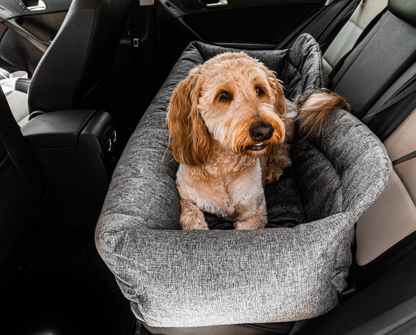 PupProtector™ Back Seat Memory Foam Car Bed