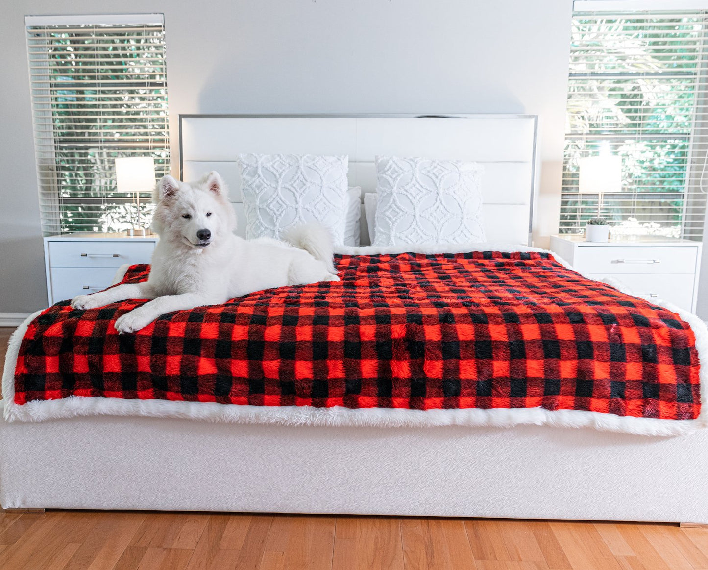 PupProtector™ Waterproof Throw Blanket - Winter Plaid