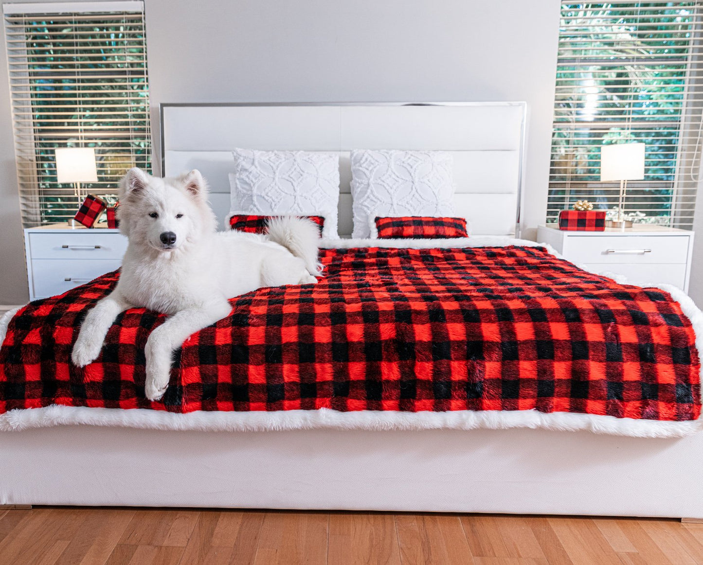 PupProtector™ Waterproof Throw Blanket - Winter Plaid