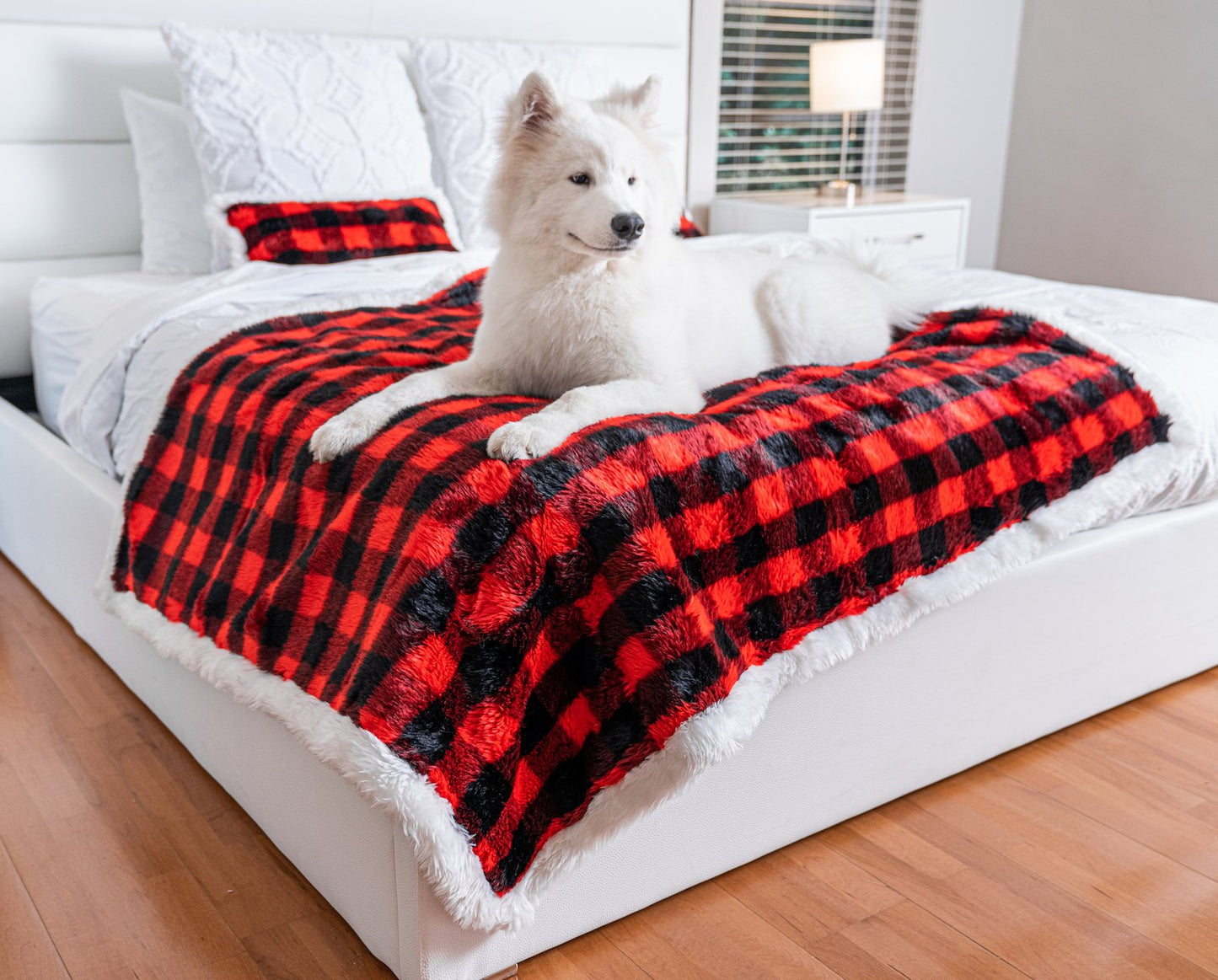 PupProtector™ Waterproof Throw Blanket - Winter Plaid