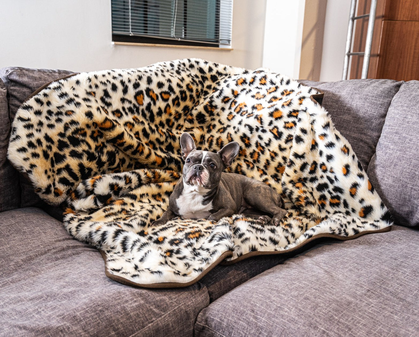 PupProtector™ Waterproof Throw Blanket - Cheetah Faux Print