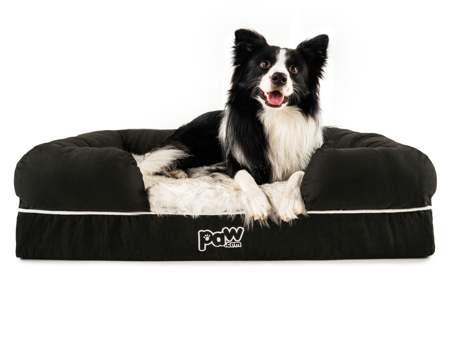 PupLounge™ Memory Foam Dog Bed Cover - Charcoal Grey (Bed Not Included)