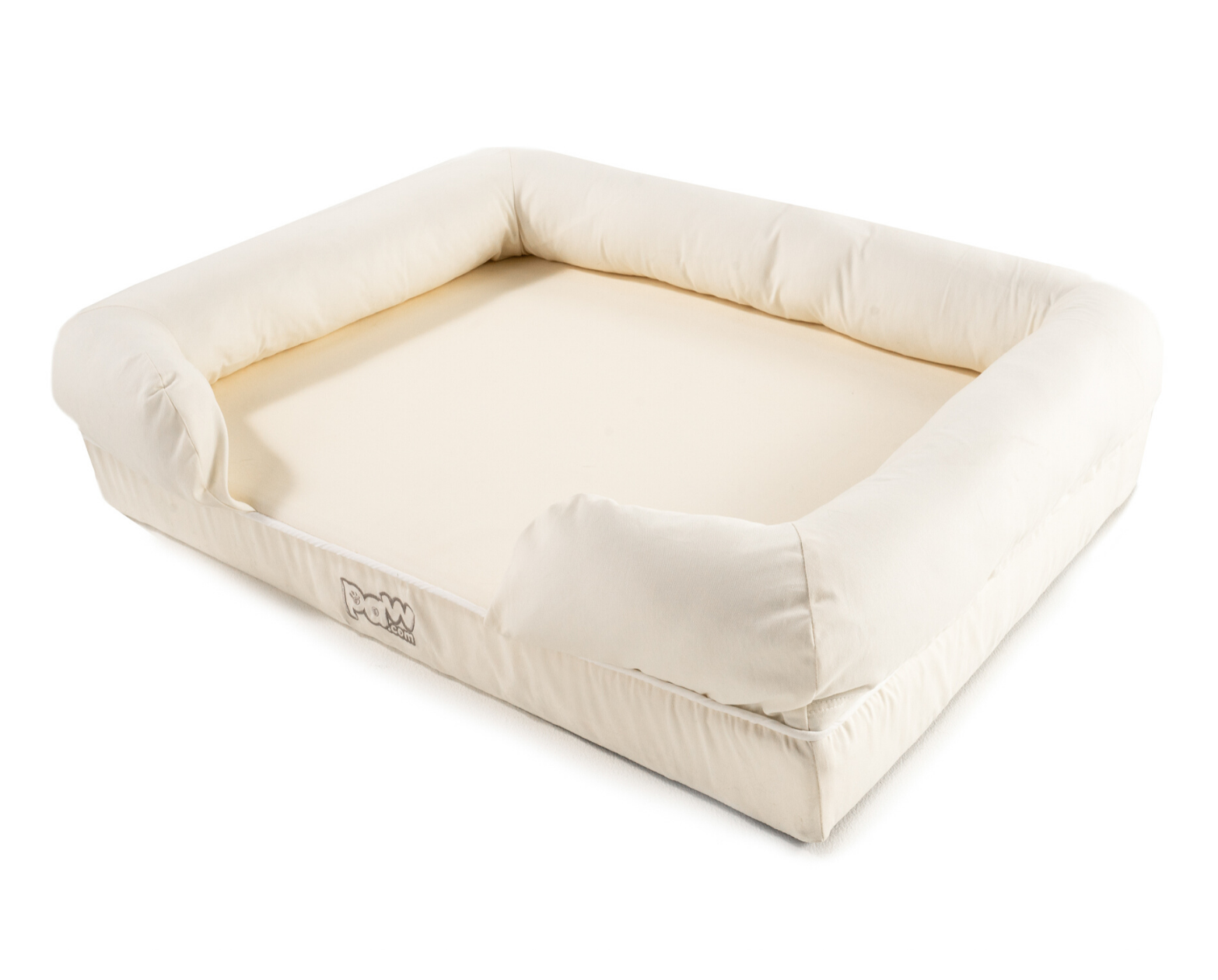 PupLounge™ Memory Foam Dog Bed Cover - White (Bed Not Included)