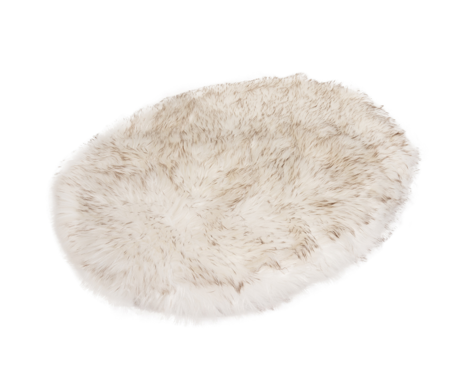 PupRug™ Mini Faux Fur Orthopedic Dog Bed Cover - White (Bed Not Included)