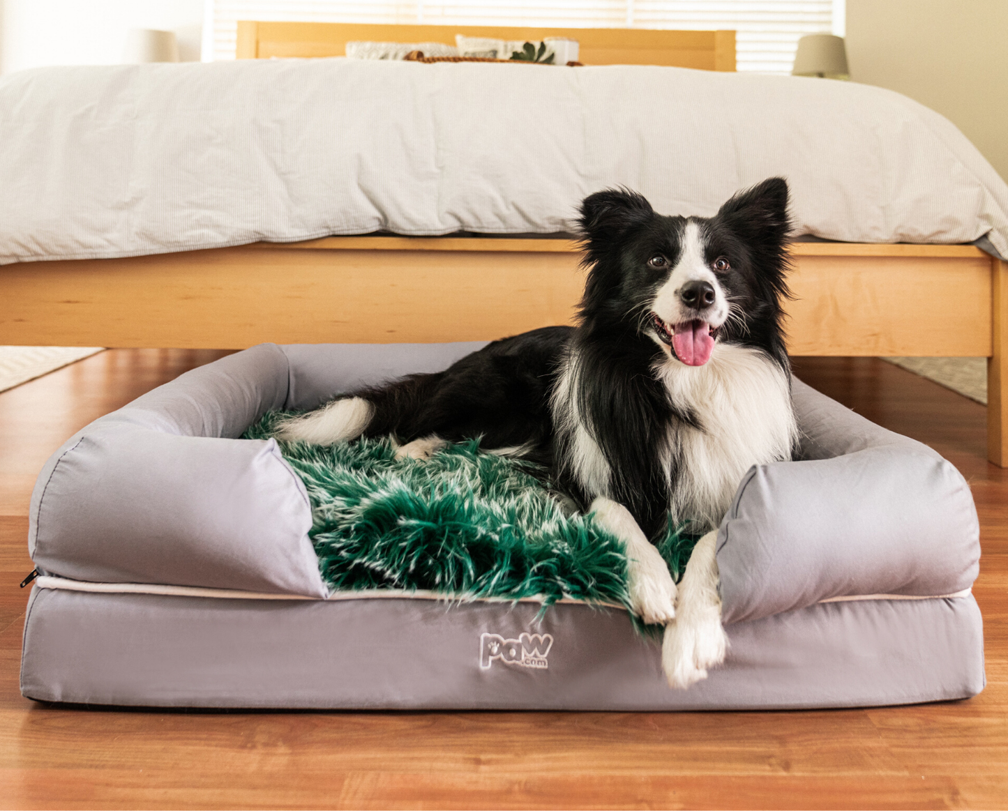 PupLounge™ Holiday Topper - Green (Bed Not Included)