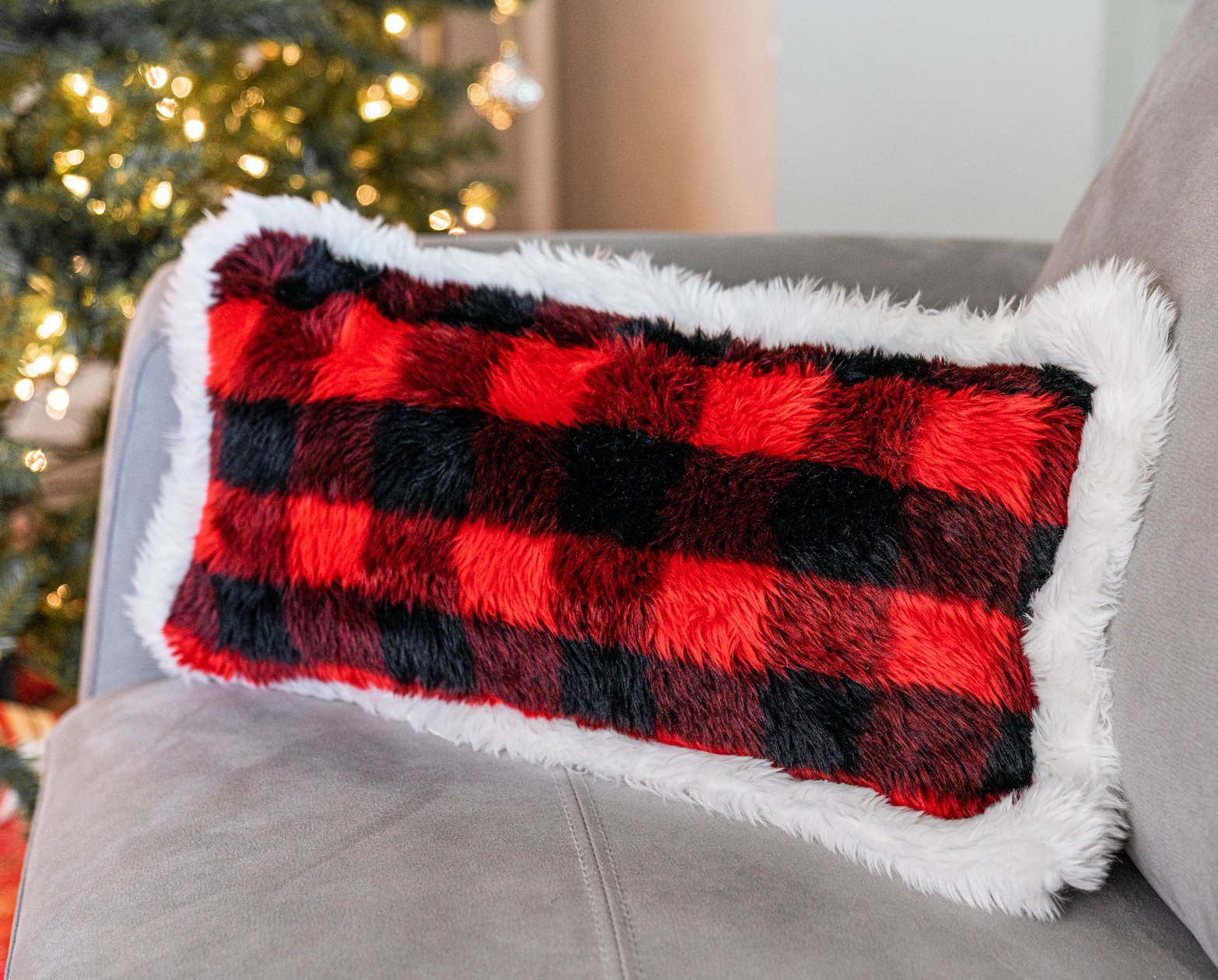 PupPillow™ Winter Plaid Memory Foam Pillow