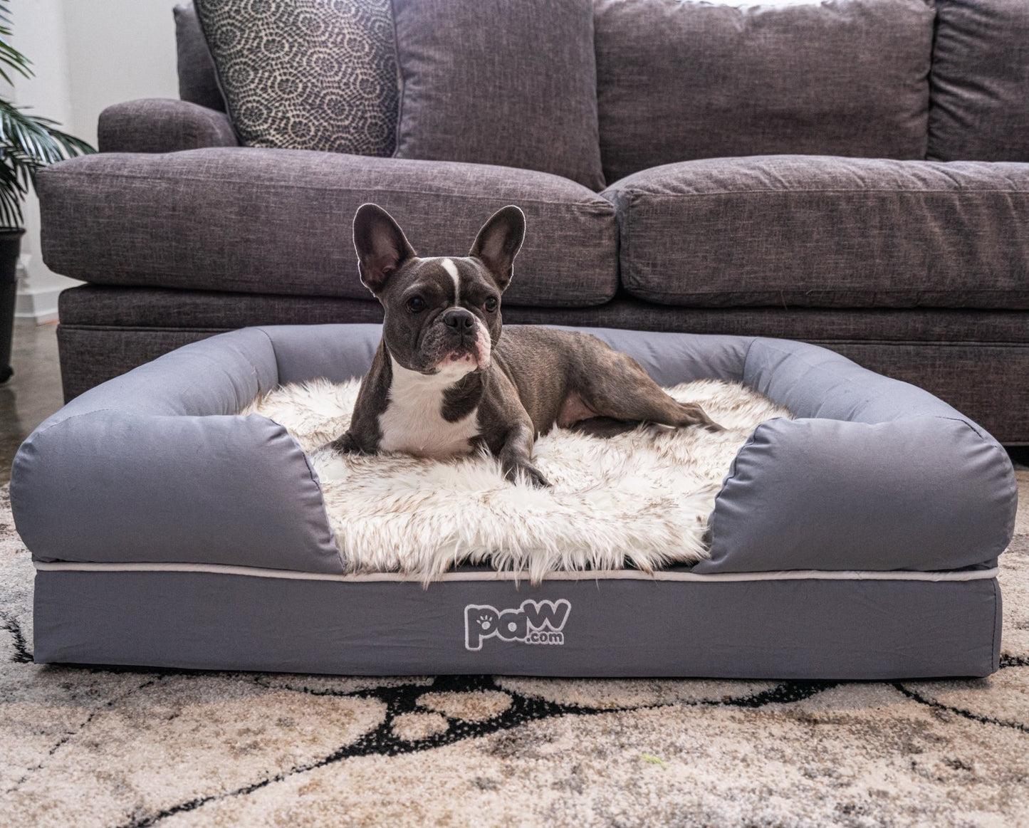 PupLounge™ Memory Foam Dog Bed Cover - Original (Bed Not Included)