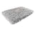 PupRug™ Faux Fur Orthopedic Dog Bed Cover - Rectangle Grey (Bed Not Included)