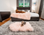 PupRug™ Bundle - Orthopedic Bed Curve, Blush Pink + Matching Waterproof Blanket