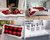 Santa's Choice Bundle - Winter Plaid Orthopedic Dog Bed + Matching Blanket + Pillow + Marlie Mist